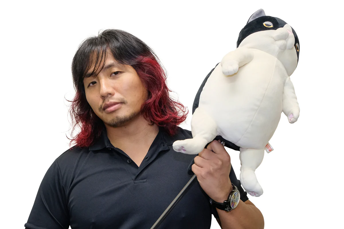 もちねこ ハチワレ ゴルフヘッドカバー&ハンドパペット - Image 5