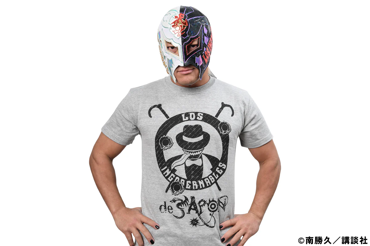 BUSHI×ザ・ファブル コラボTシャツ(グレー×ブラック) - Image 3