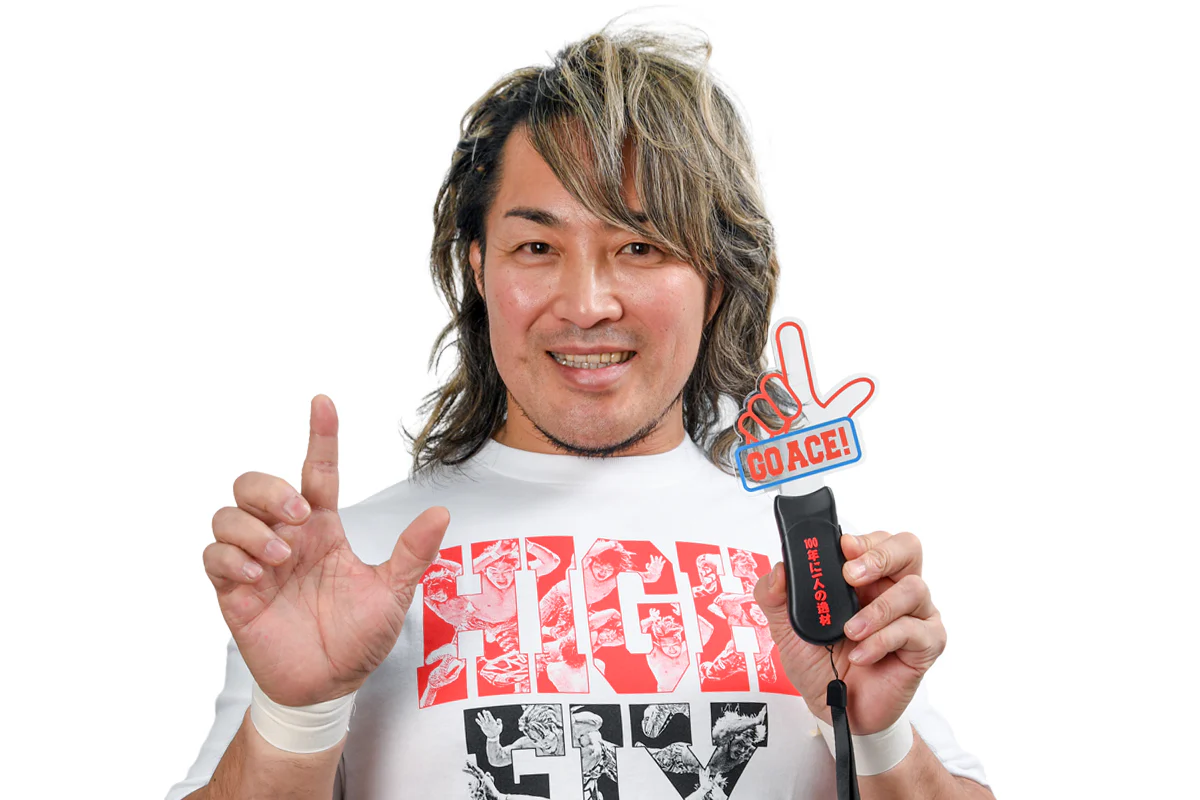 棚橋弘至「GO ACE!」ダイカットアクリルペンライト(100年に一人の逸材) - Image 4