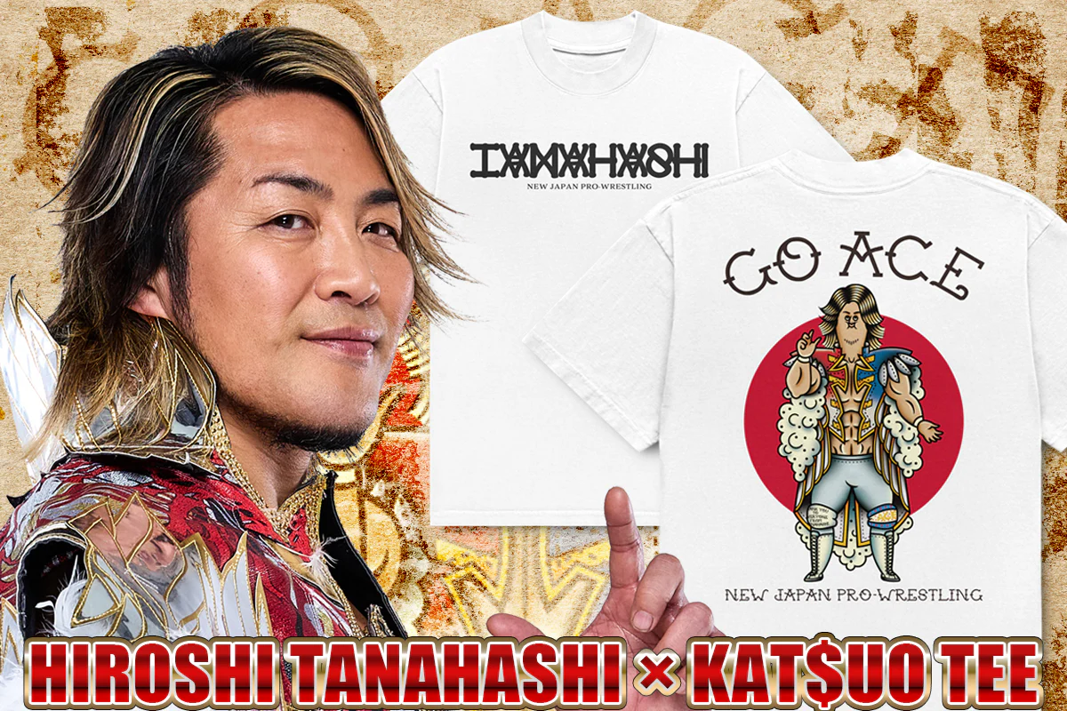 棚橋弘至×KAT$UO コラボTシャツ（ホワイト） - Image 4